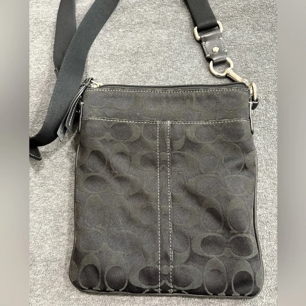 Coach Black Signature Crossbody Bag - Picture 7 of 14